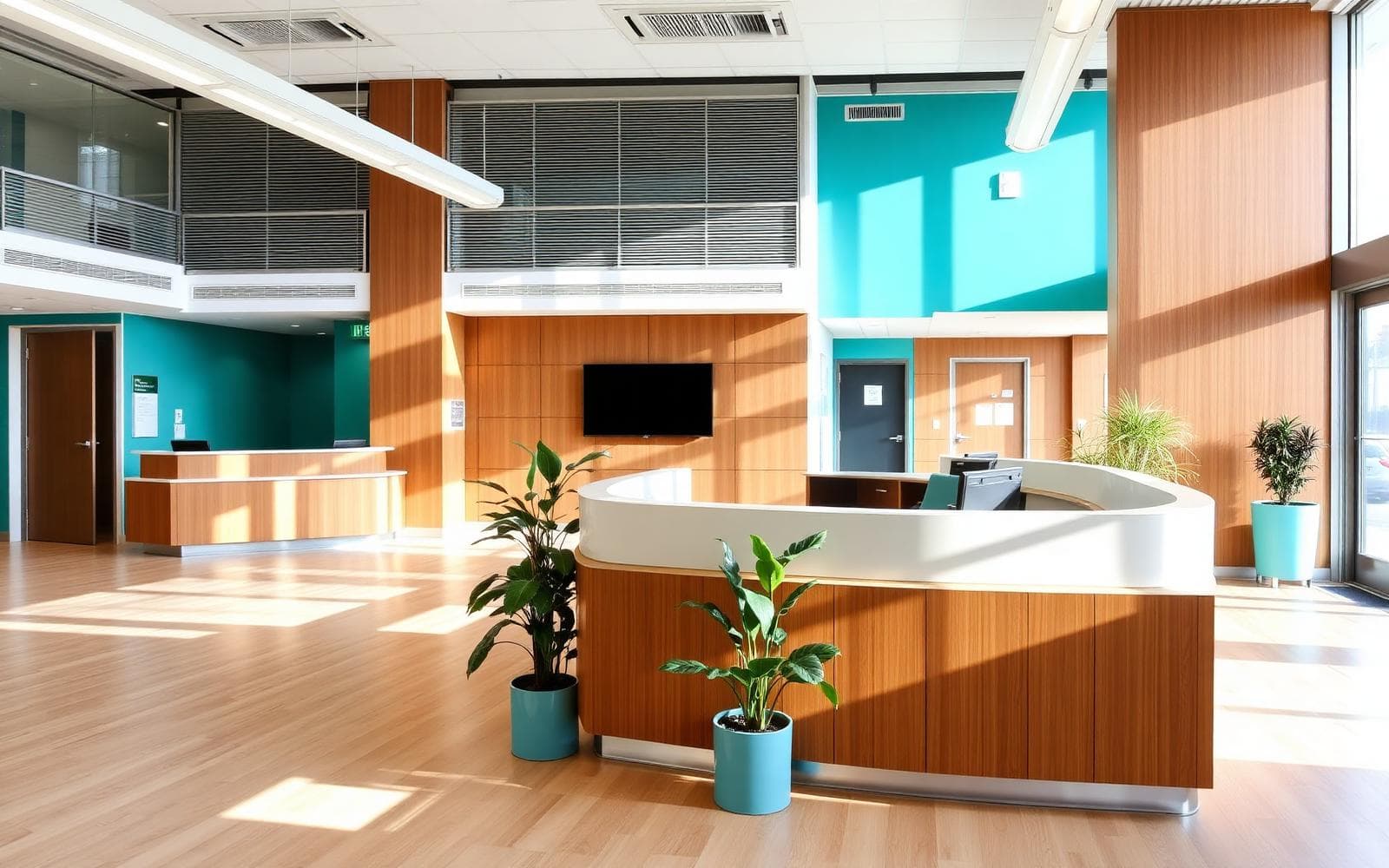 A welcoming reception, built around comfort and privacy.