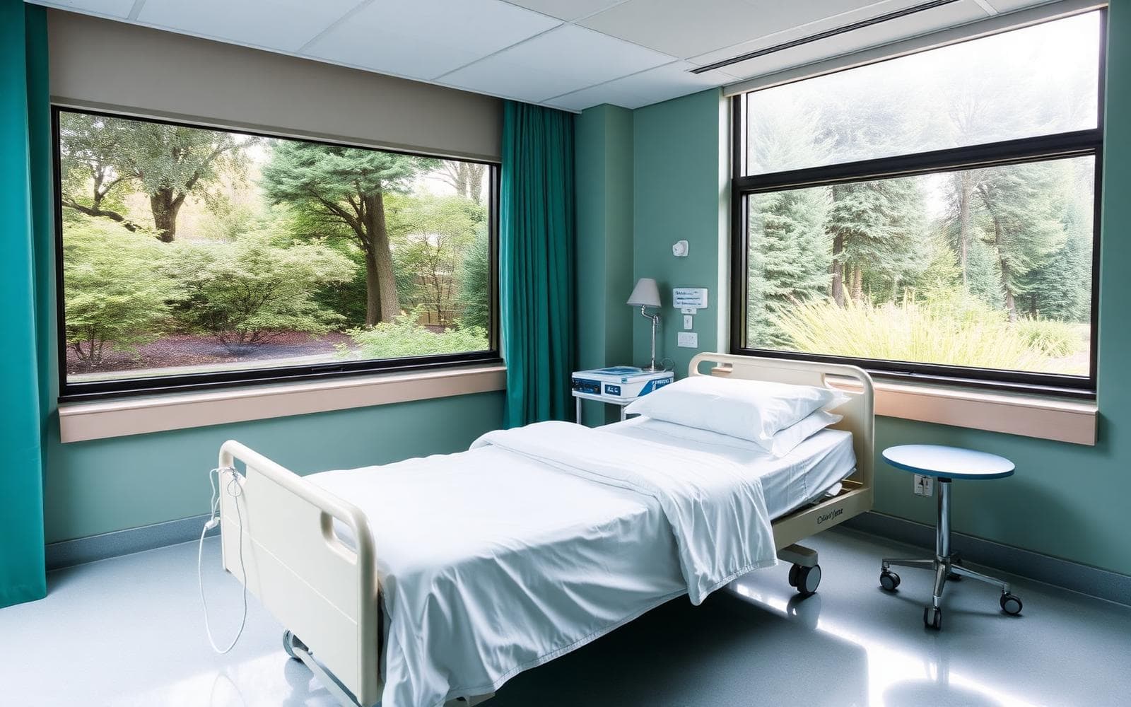 Inpatient care space at Minds Medica Specialist Hospital